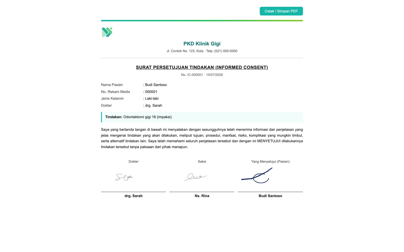 Informed Consent digital